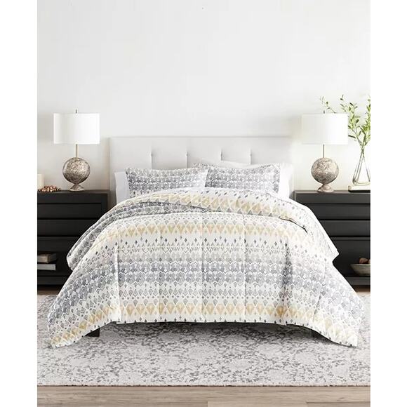 J C Penny Ienjoy Casual Comfort Mayan Midweight Down Warm & Cozy Comforter Set - Picture 5 of 10